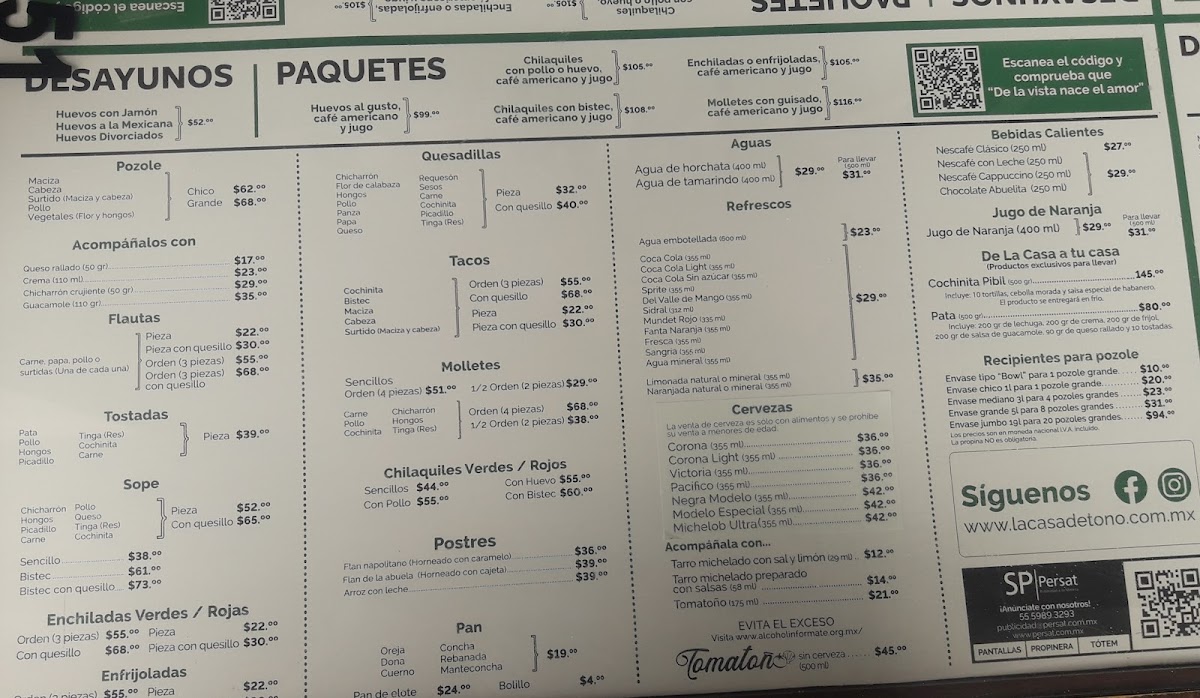La Casa De Toño - San Marcos Menu - Image 6